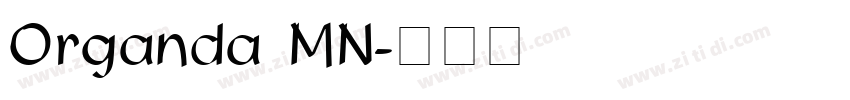Organda MN字体转换